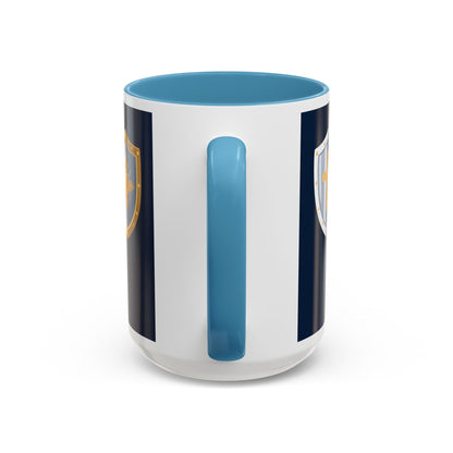 Christian Knight Coffee Mug — “Suit Up Daily” Accent Ceramic Mug