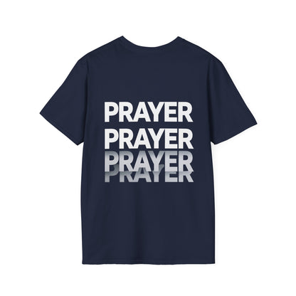 Prayer Repeat T-Shirt | Bold Spiritual Graphic Tee Gift