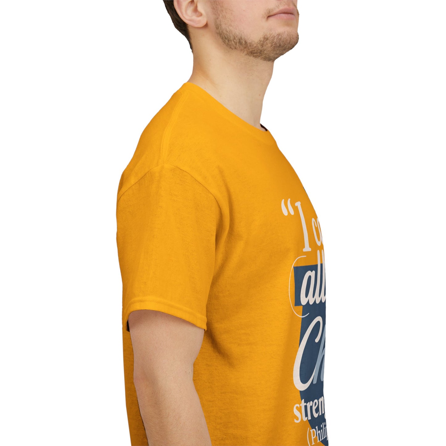 Philippians 4:13 Cotton Tee — "I Can Do All Things" Christian Prayer T-Shirt