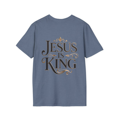Jesus Is King T-Shirt — Christian Faith Graphic Tee, Inspirational Worship Shirt