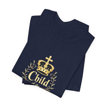 Child of the King T-Shirt | Romans 8:17 Christian Crown Tee | Perfect Gift for Believers  | Thoughtful Christian Gift