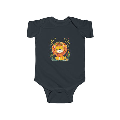 Infant Bodysuit — 'Brave Little Lion' Cute Baby Onesie