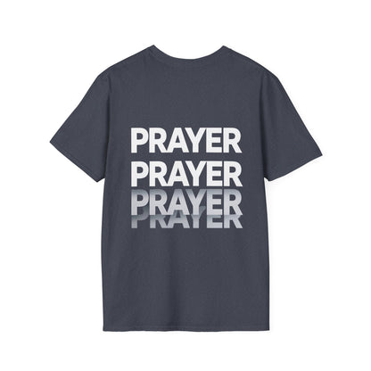 Prayer Repeat T-Shirt | Bold Spiritual Graphic Tee Gift