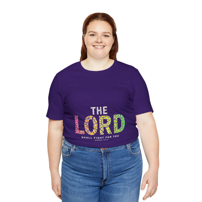 The LORD multicolor mosaic Tee | T-Shirt, Christian faith typography