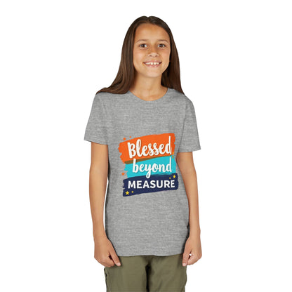 Blessed Beyond Measure Youth Tee | Inspirational Kids Shirt, Faith Design