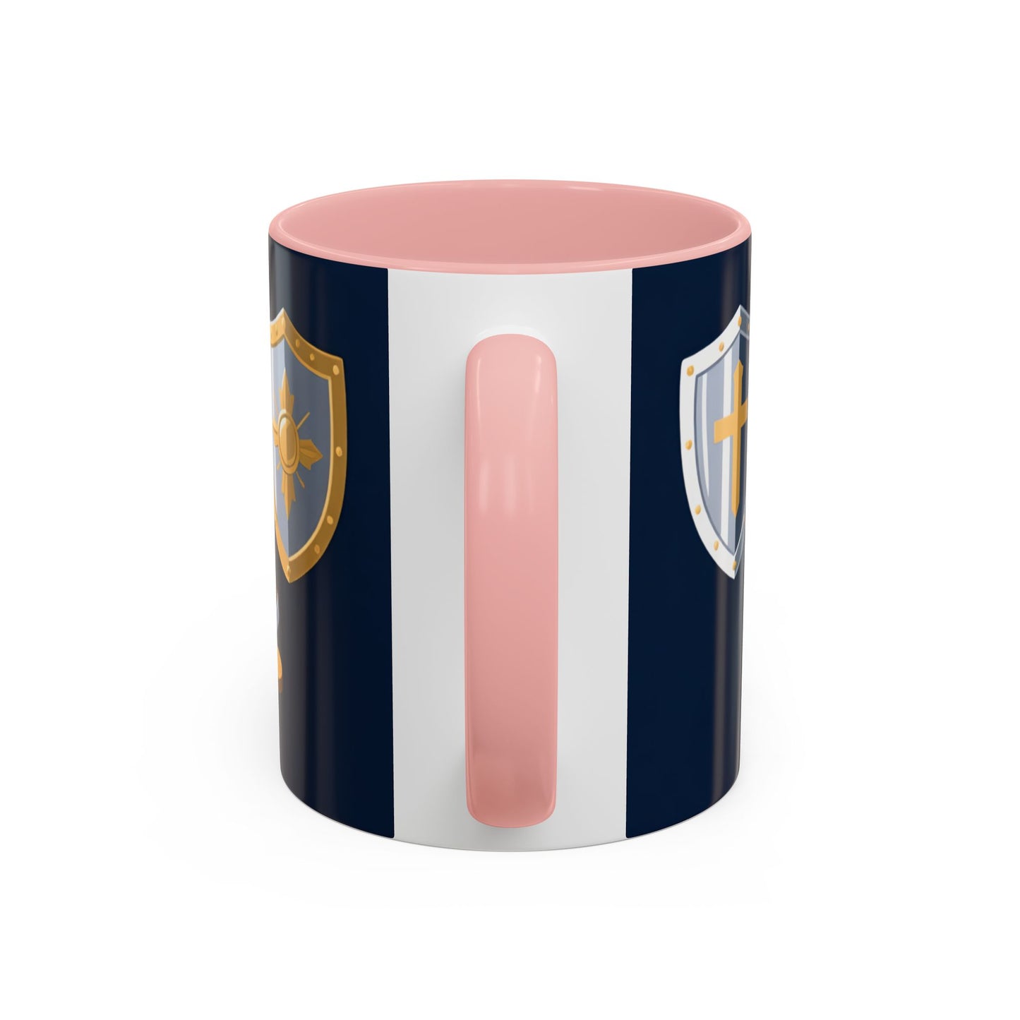 Christian Knight Coffee Mug — “Suit Up Daily” Accent Ceramic Mug