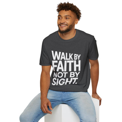 Walk By Faith T-Shirt — Womens/Mens Faith Graphic Tee