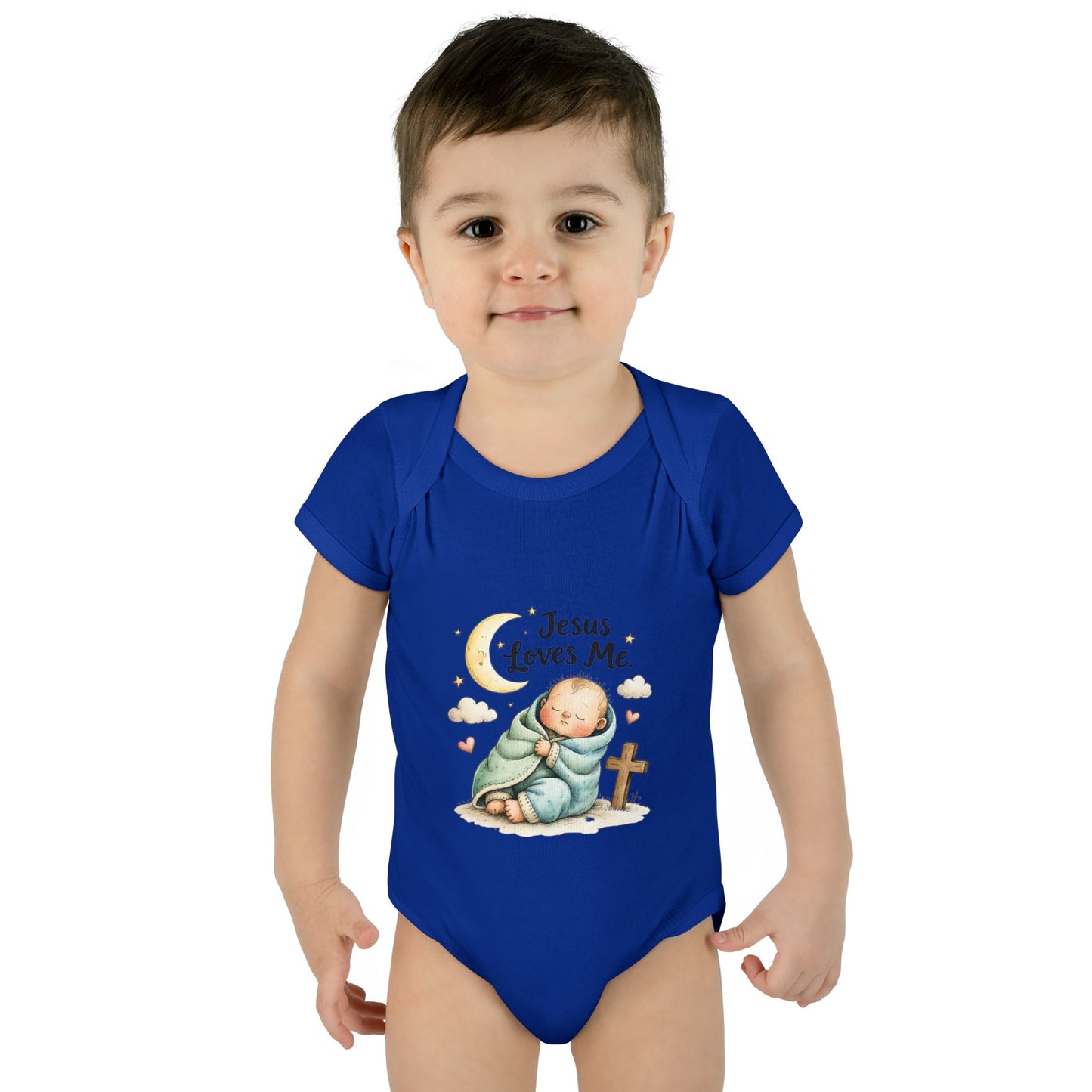 Jesus Loves Me Baby Bodysuit - Infant Christian Onesie for Newborns