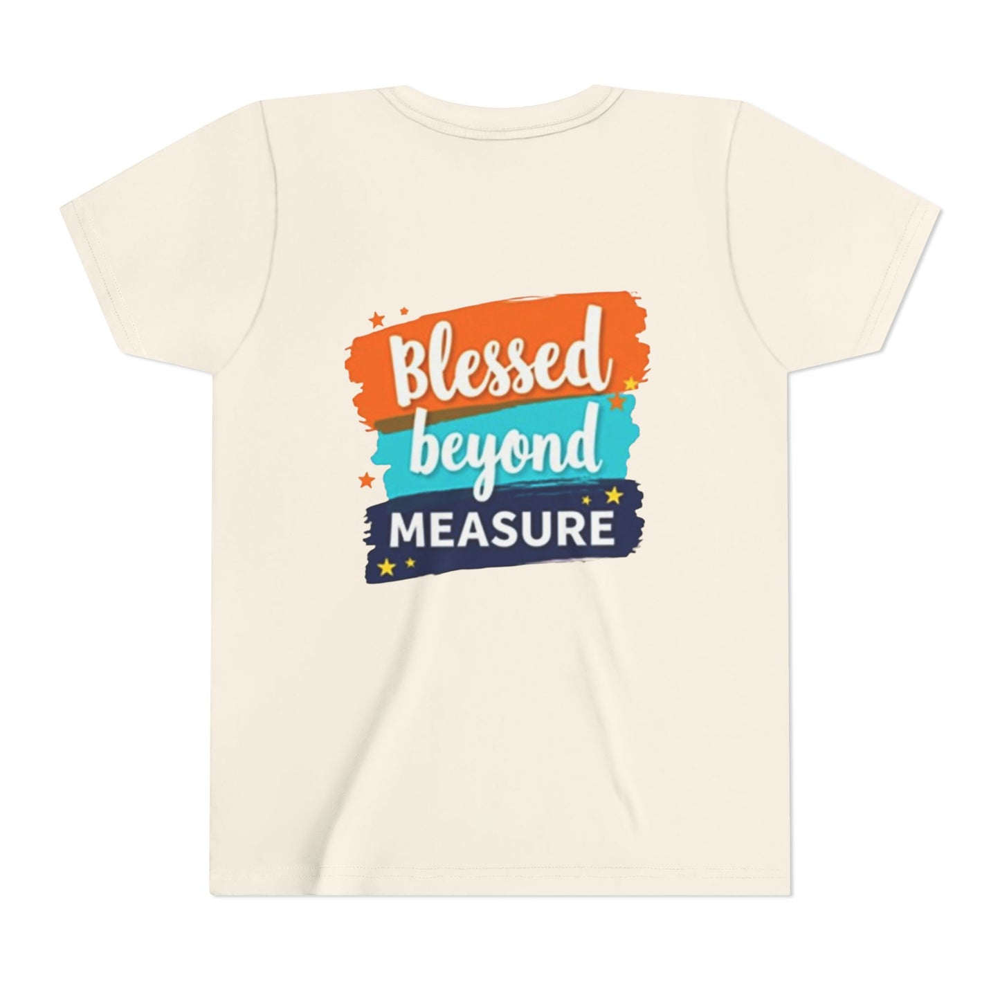 Blessed Beyond Measure Youth Tee | Inspirational Kids Shirt, Faith Design