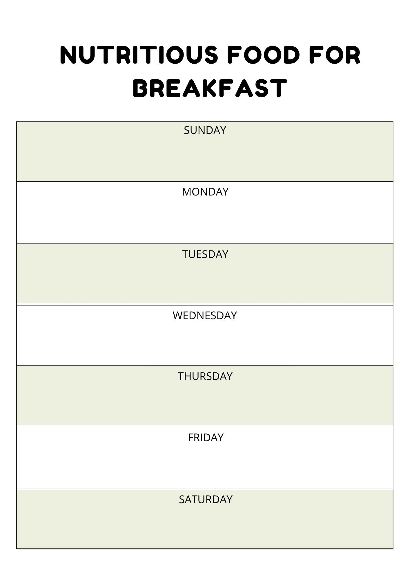 Nutrition Planner  Wellness Starts Within