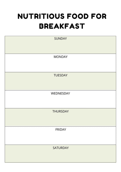Nutrition Planner  Wellness Starts Within