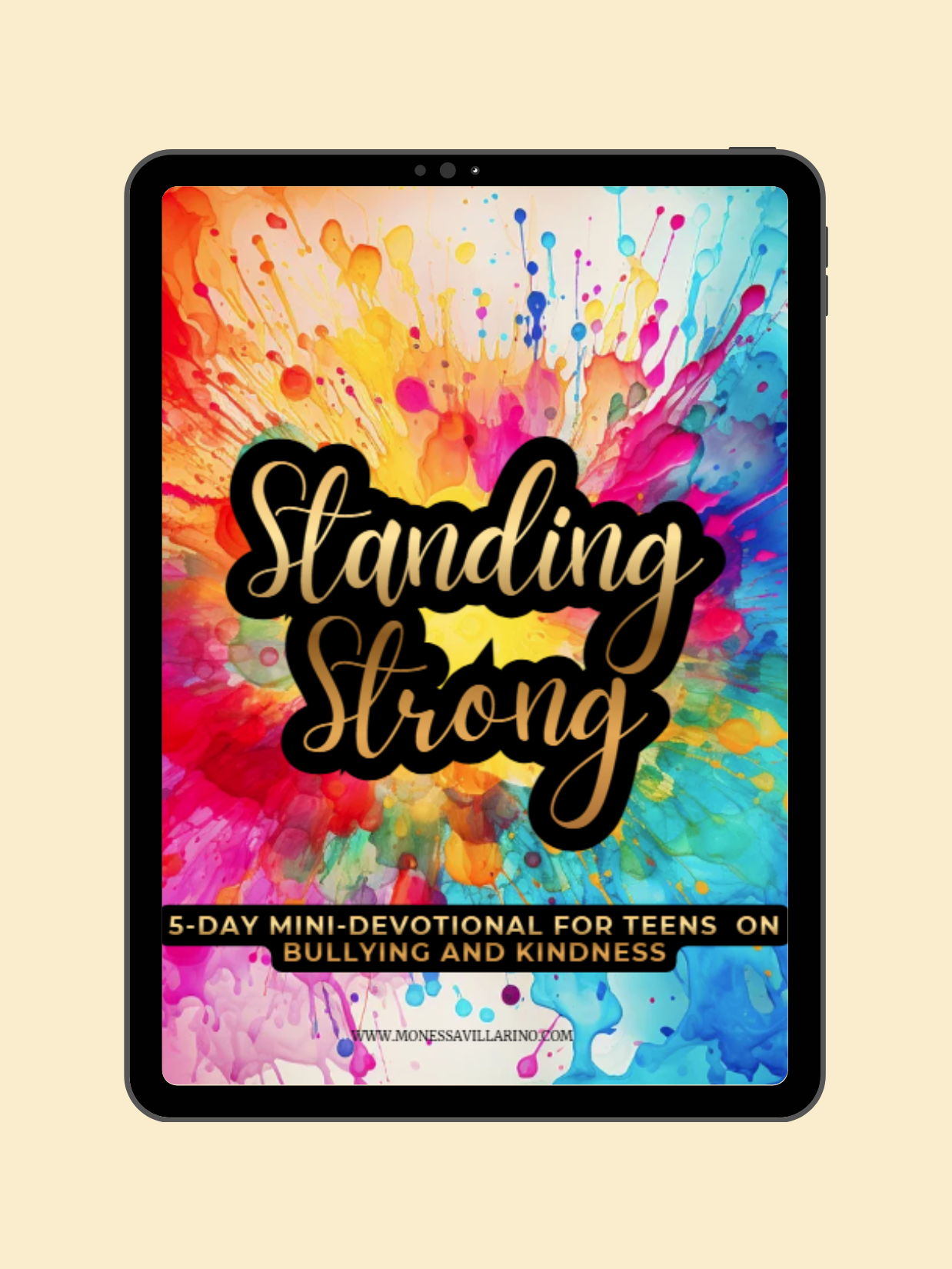 Standing Strong 5-day mini-devotional for teens on Bullying and Kindness | 8.5 x 11 Instant Download