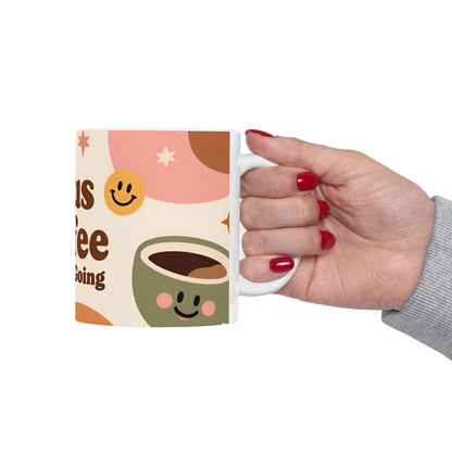 Jesus and Coffee Keep Me Going Mug | Christian Coffee Cup