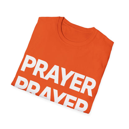 Prayer Repeat T-Shirt | Bold Spiritual Graphic Tee Gift