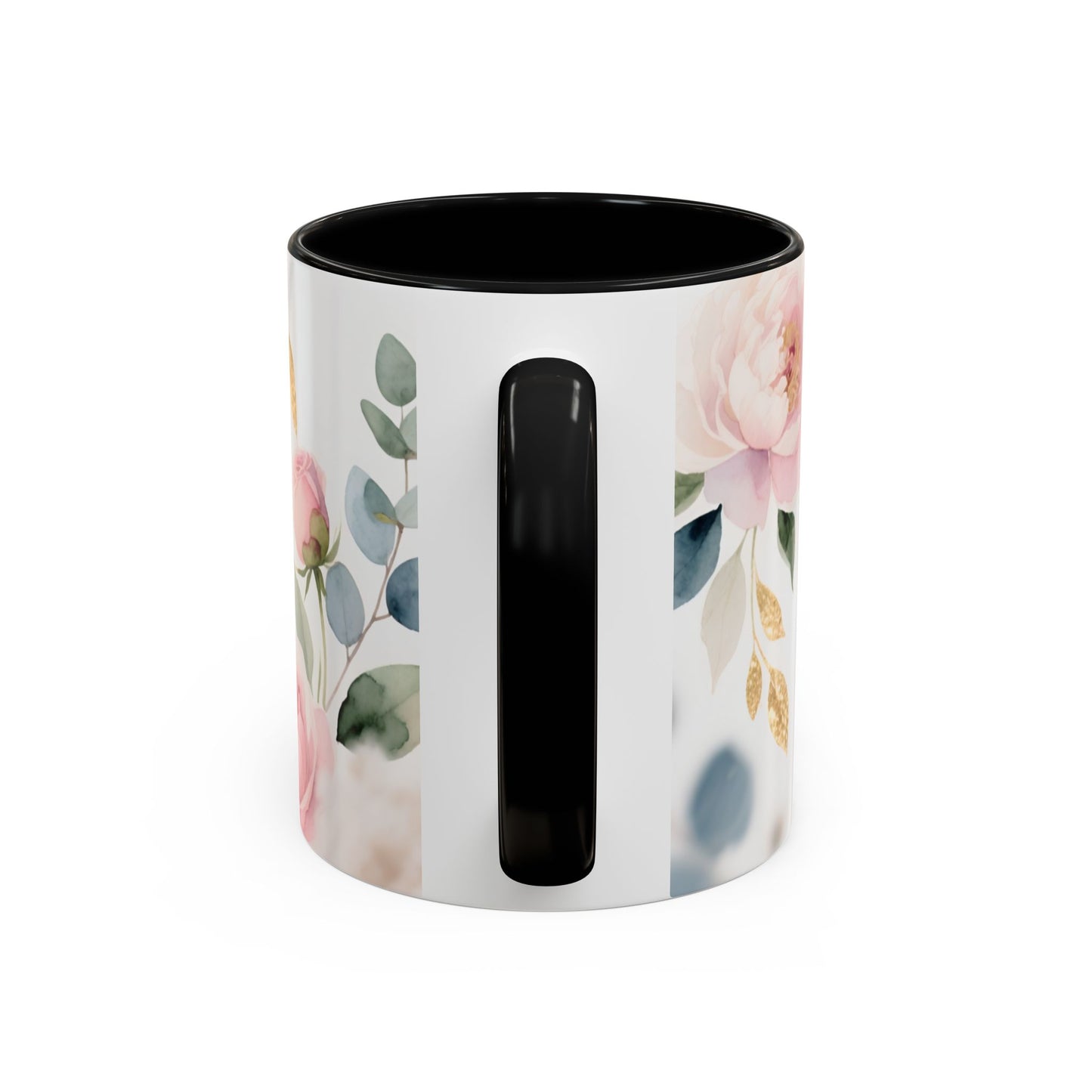 Grace Upon Grace Coffee Mug — Floral John 1:16 Scripture Accent Mug