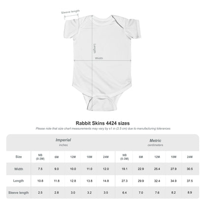 Infant Bodysuit — "Jesus Loves Me" Moon & Lamb Newborn Onesie