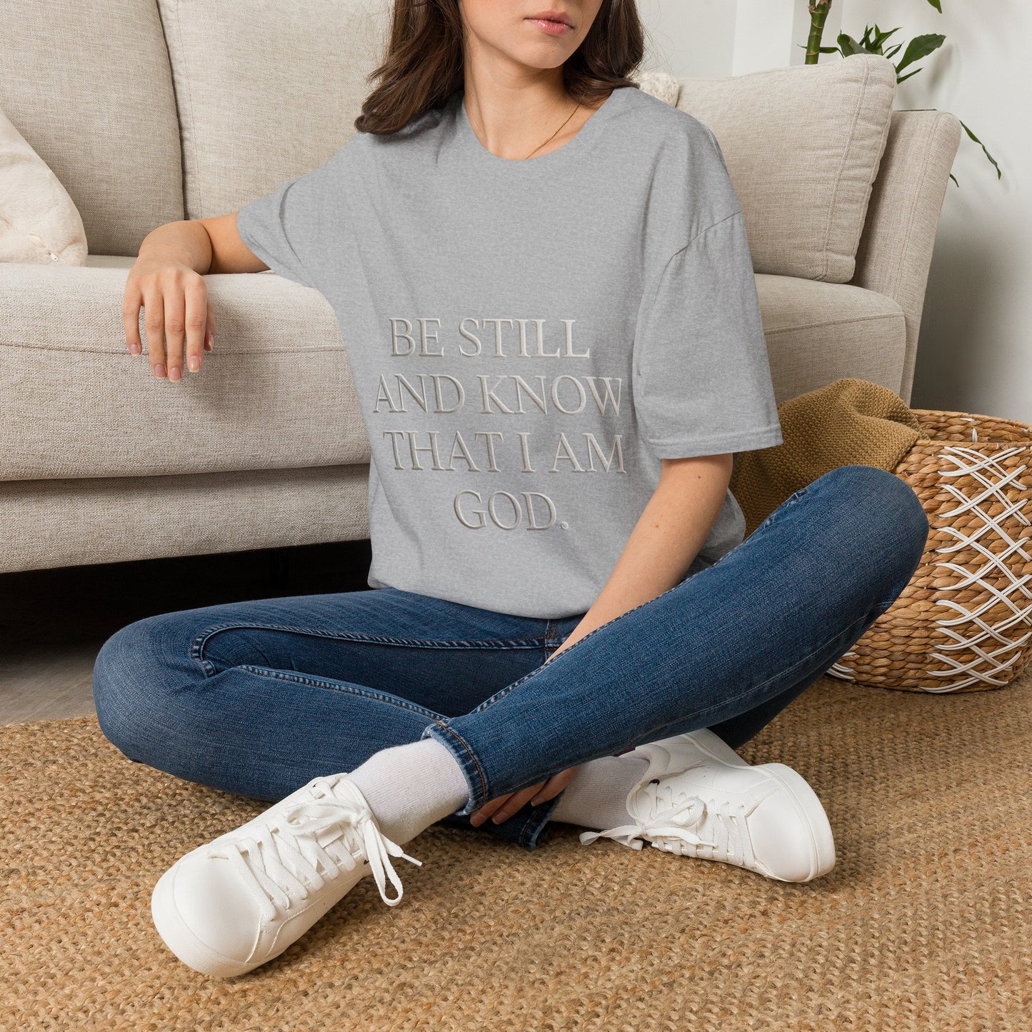 Be Still and Know T-Shirt — Inspirational Christian Faith Tee
