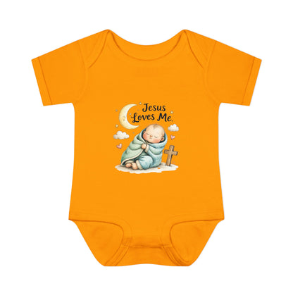 Jesus Loves Me Baby Bodysuit - Infant Christian Onesie for Newborns