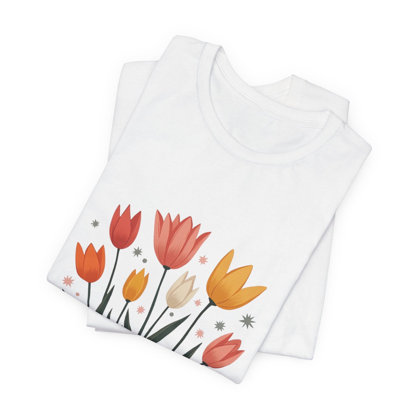 Tulip Floral Faith Shirt | Christian Spring Tee | Unique Gifts for Moms & Teens