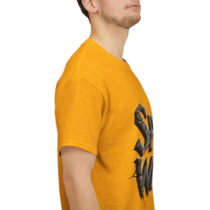 Spiritual Warrior T-Shirt — Gothic Lettering Faith & Strength Tee