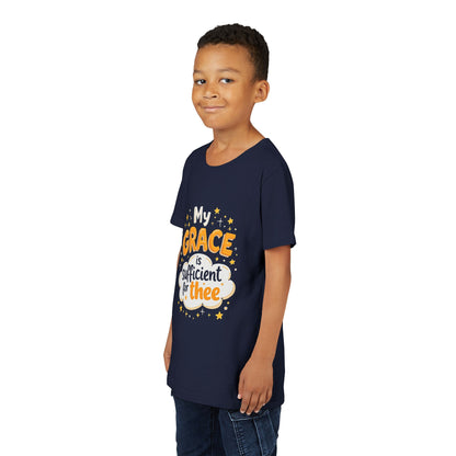 Grace thee Youth Tee | Kids Christian Shirt, Inspirational Cloud Design