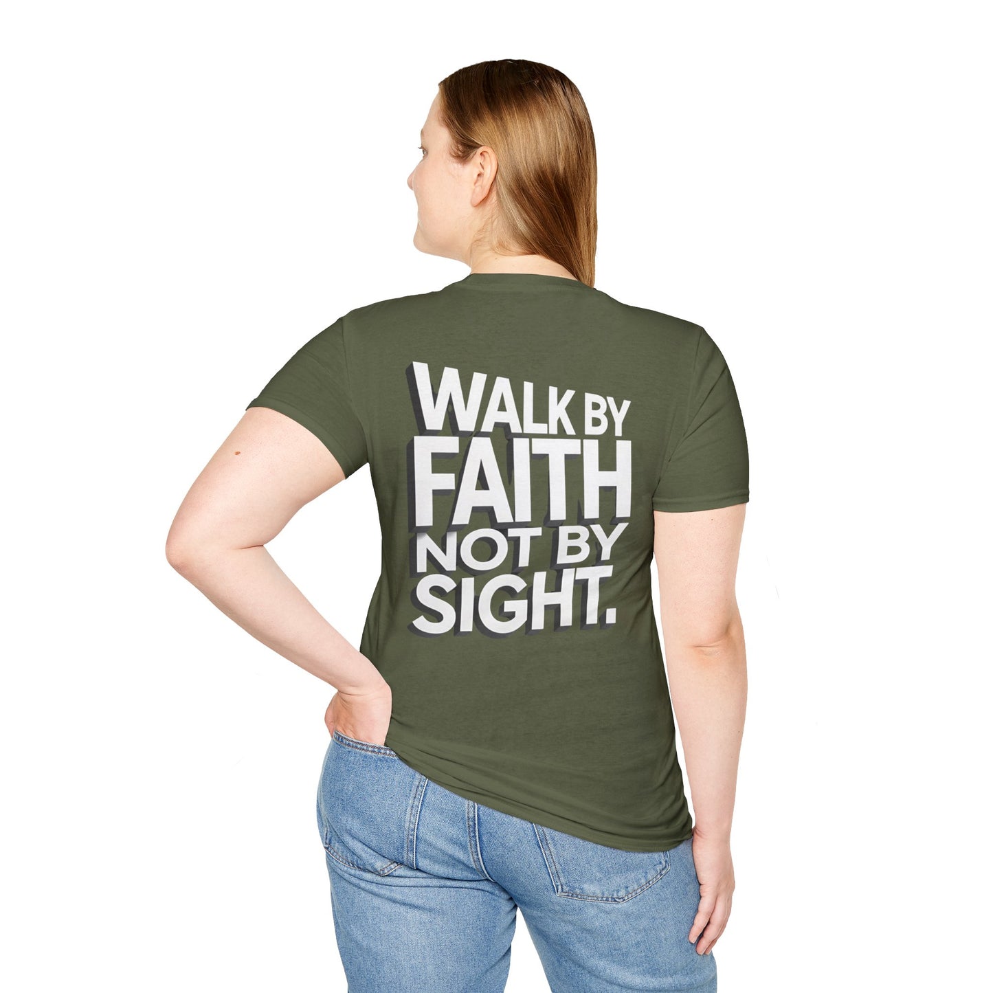 Walk By Faith T-Shirt — Womens/Mens Faith Graphic Tee