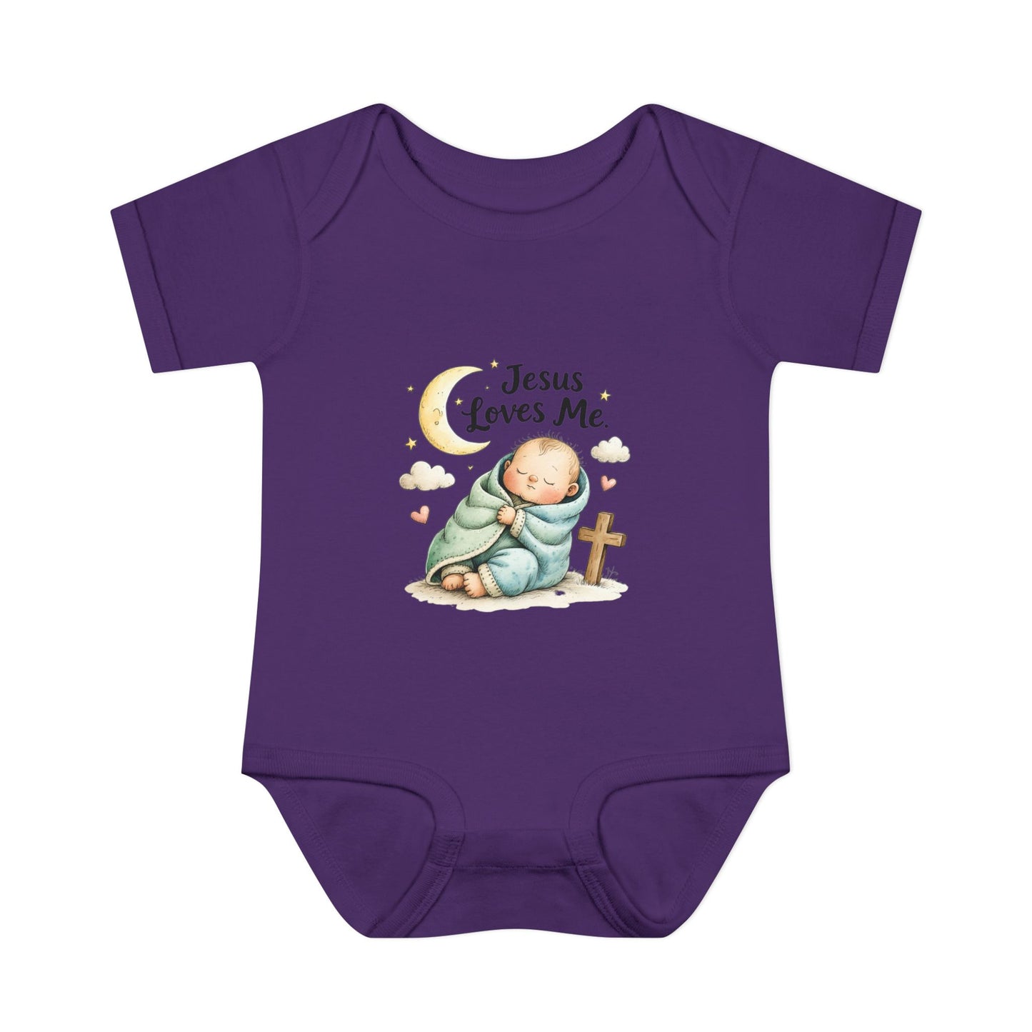 Jesus Loves Me Baby Bodysuit - Infant Christian Onesie for Newborns