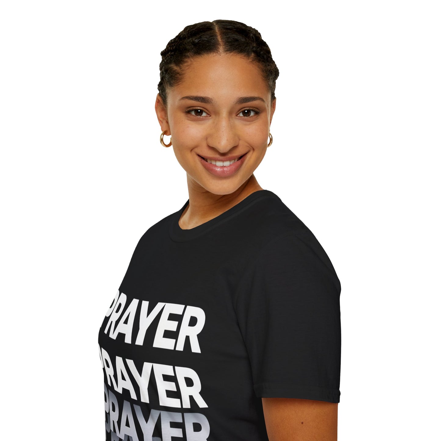 Prayer Repeat T-Shirt | Bold Spiritual Graphic Tee Gift