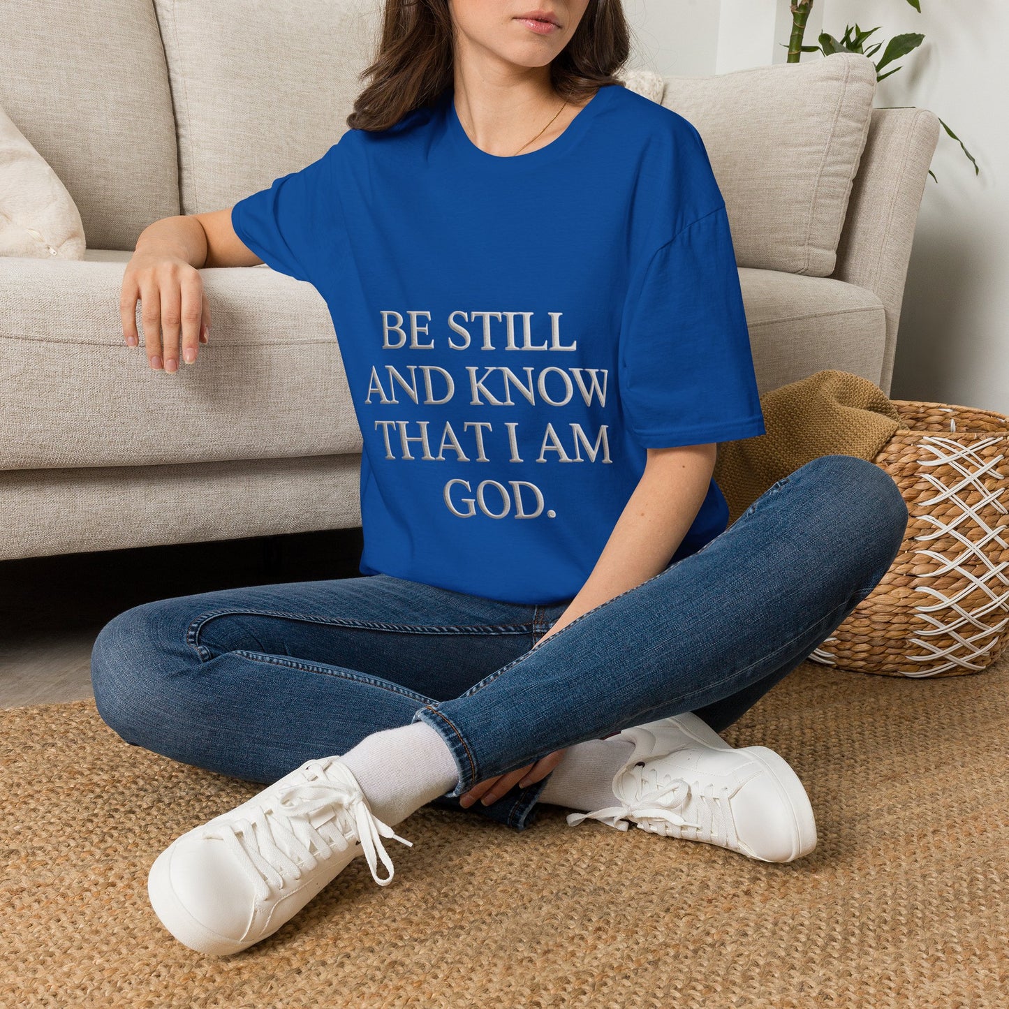 Be Still and Know T-Shirt — Inspirational Christian Faith Tee