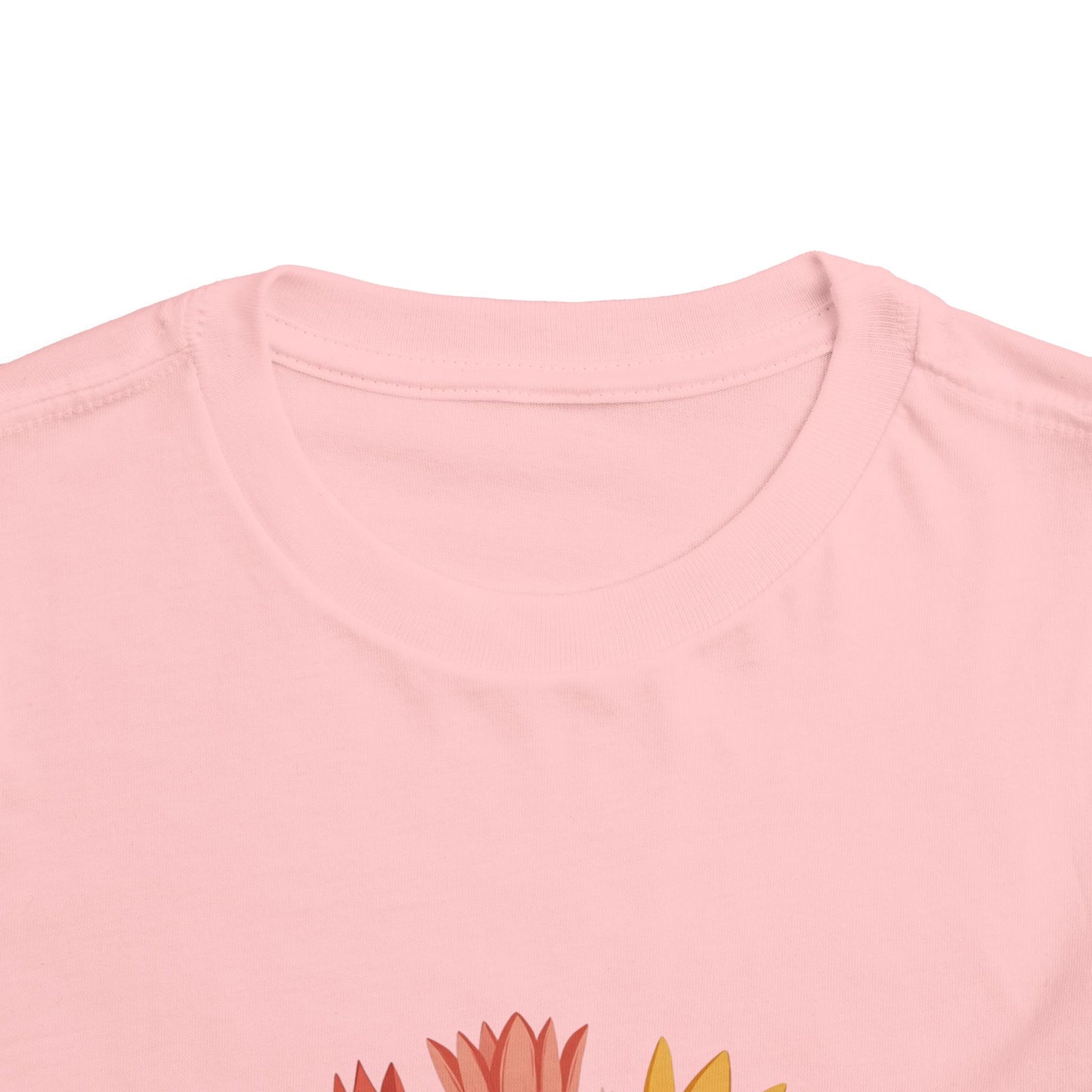 Cute Tulip Floral Christ Tee for Toddlers | Daily Faith Inspiration | Ideal Gift for Kids