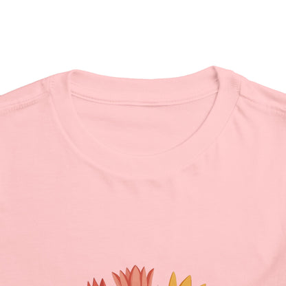 Cute Tulip Floral Christ Tee for Toddlers | Daily Faith Inspiration | Ideal Gift for Kids