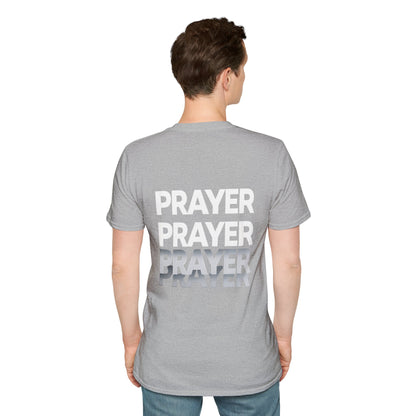 Prayer Repeat T-Shirt | Bold Spiritual Graphic Tee Gift