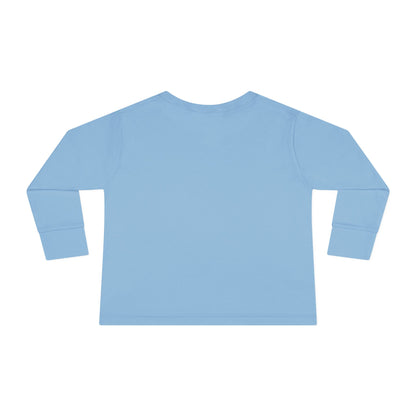 God Has a Plan for Me Toddler Long Sleeve Tee — Sleeping Baby on Moon Cloud