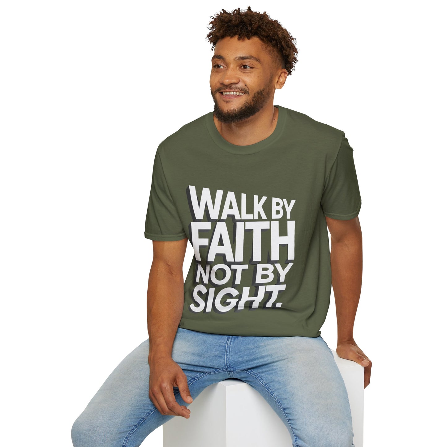 Walk By Faith T-Shirt — Womens/Mens Faith Graphic Tee