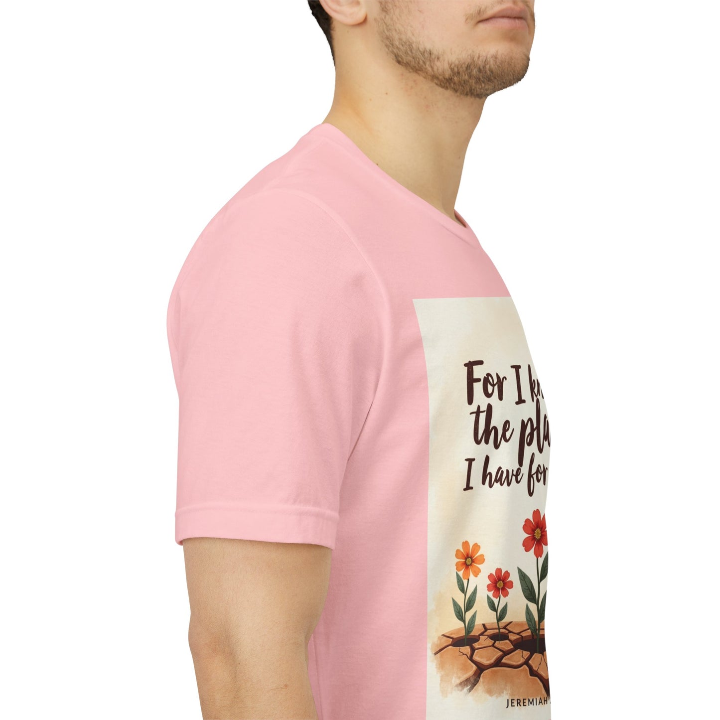 For I Know The Plans I Have For You tee | Jeremiah 29:11 floral roots scripture shirt | Meaningful Gift for Teens and Adults