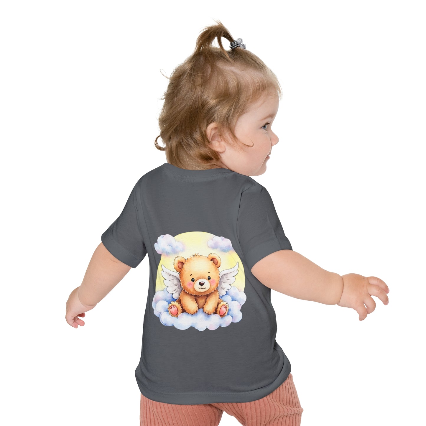 Baby T-Shirt — Personalized "God's Little Angel" Teddy Design