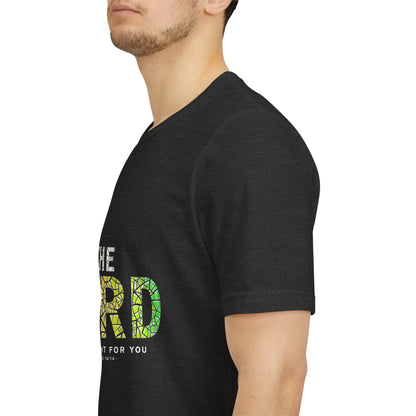 The LORD multicolor mosaic Tee | T-Shirt, Christian faith typography