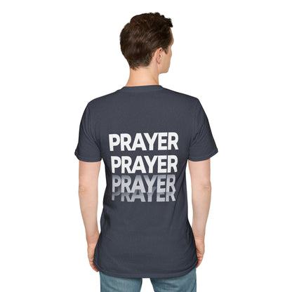 Prayer Repeat T-Shirt | Bold Spiritual Graphic Tee Gift