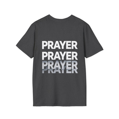 Prayer Repeat T-Shirt | Bold Spiritual Graphic Tee Gift