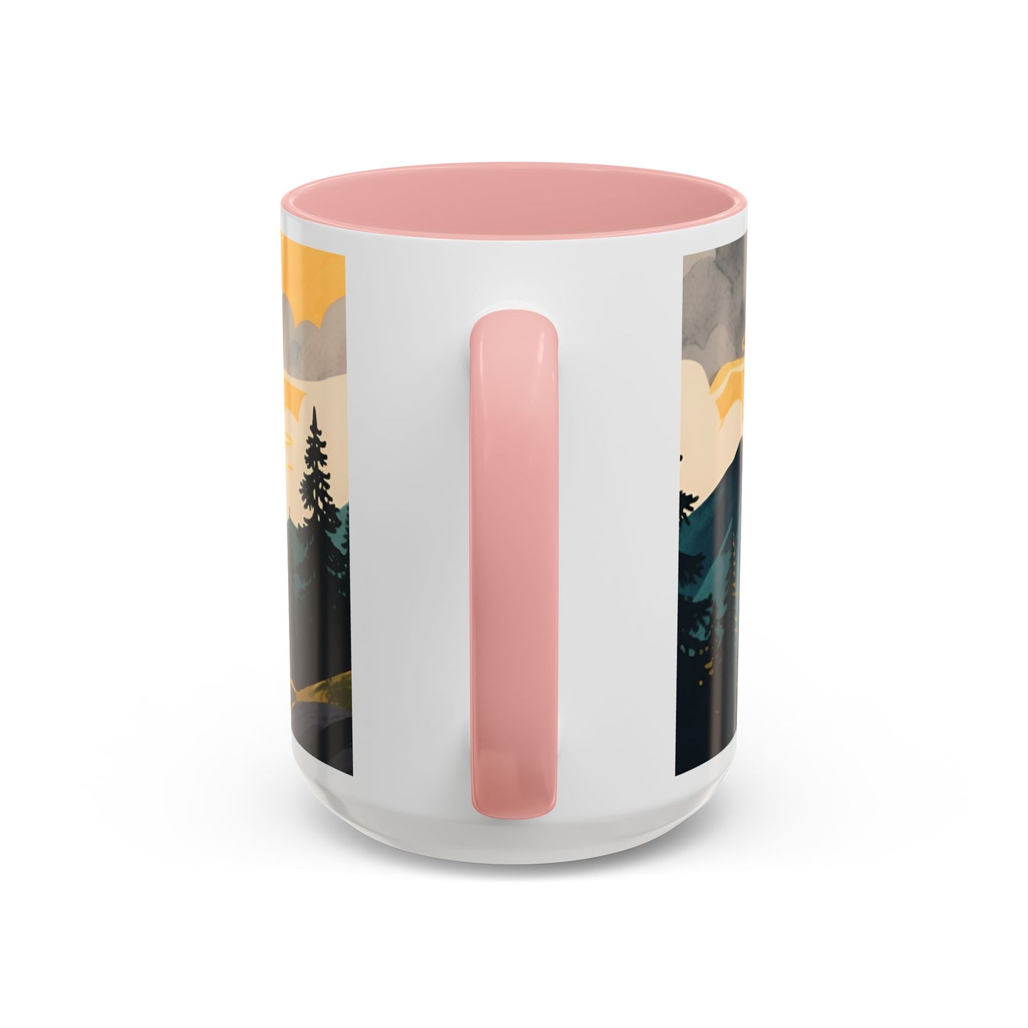 Faith Can Move Mountains Coffee Mug — Matthew 17:20 Inspirational Accent Mug