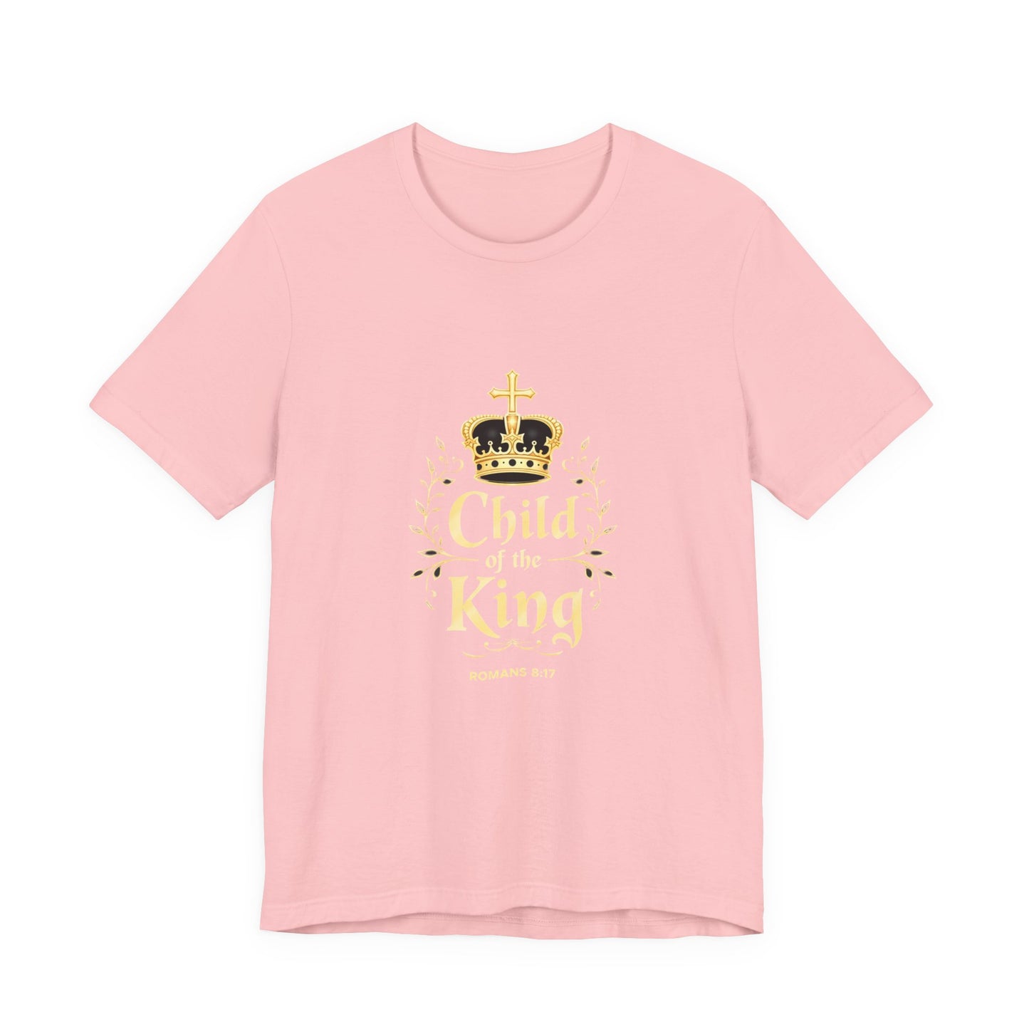 Child of the King T-Shirt | Romans 8:17 Christian Crown Tee | Perfect Gift for Believers  | Thoughtful Christian Gift