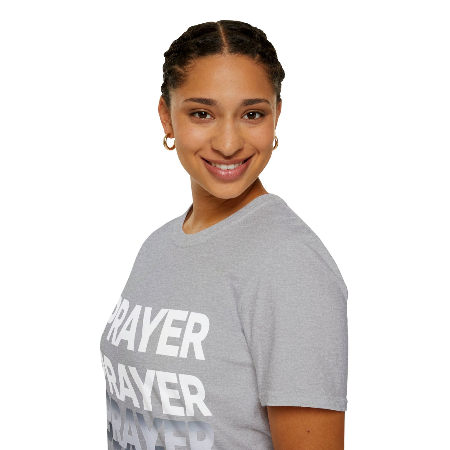 Prayer Repeat T-Shirt | Bold Spiritual Graphic Tee Gift