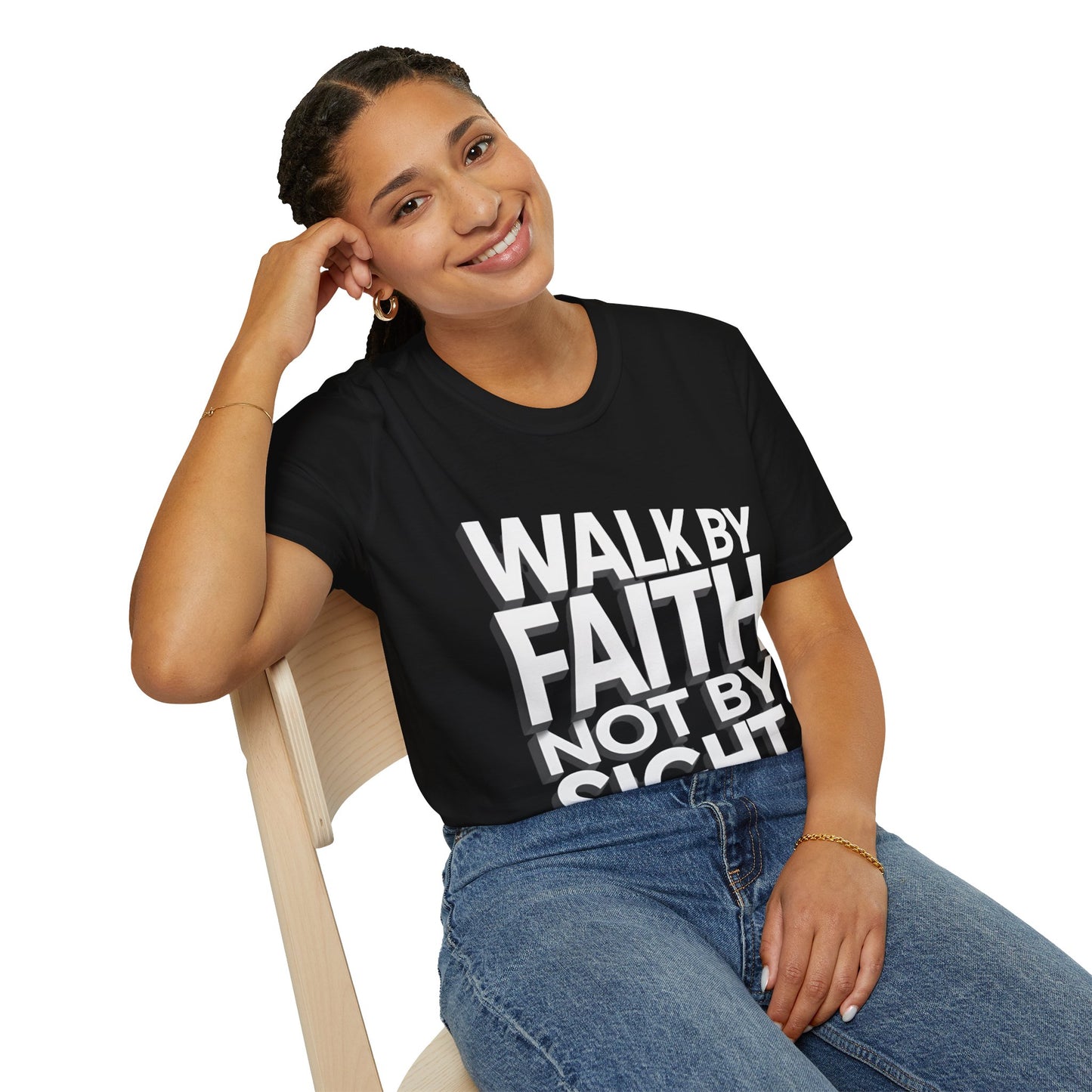Walk By Faith T-Shirt — Womens/Mens Faith Graphic Tee
