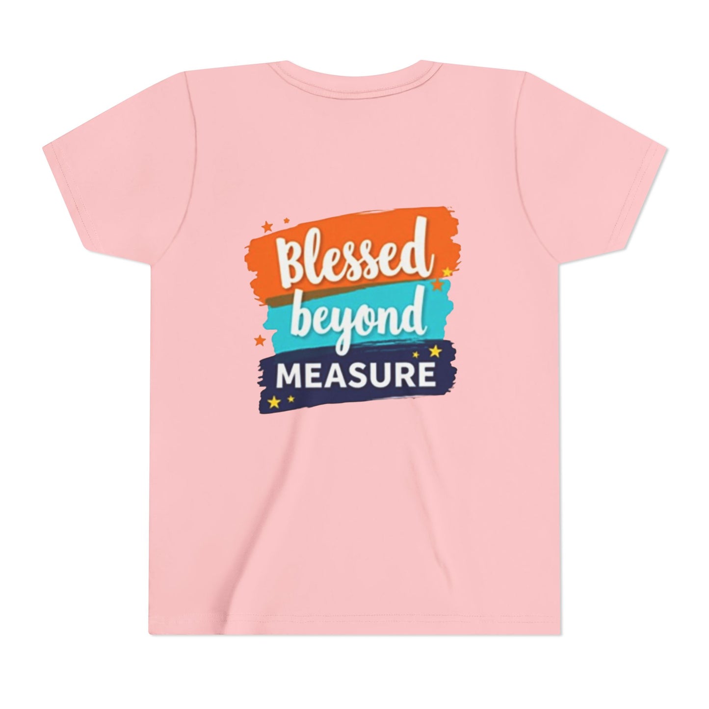 Blessed Beyond Measure Youth Tee | Inspirational Kids Shirt, Faith Design
