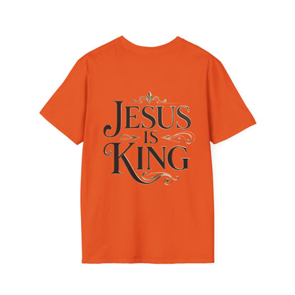 Jesus Is King T-Shirt — Christian Faith Graphic Tee, Inspirational Worship Shirt
