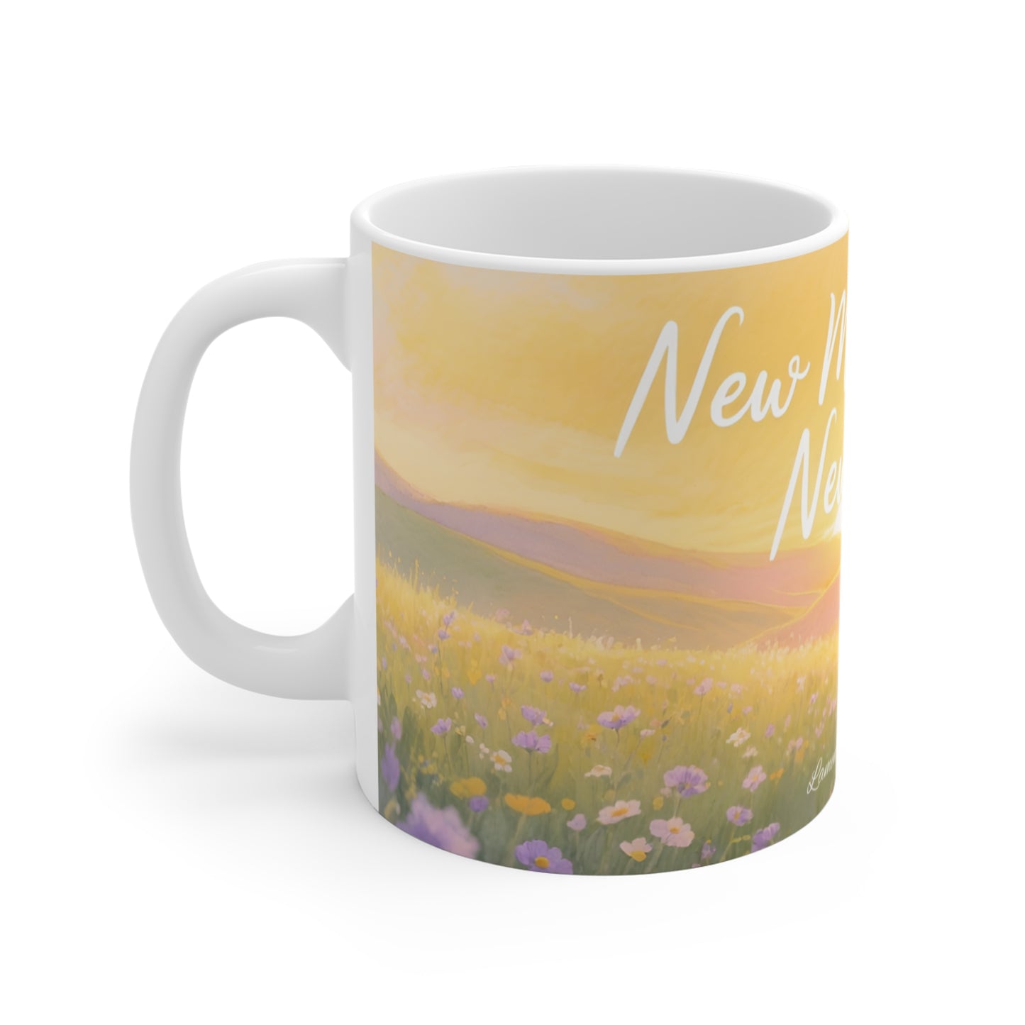 Inspirational Coffee Mug — "New Mercies, New Hope" Bible Verse (Lamentations 3:22-23)