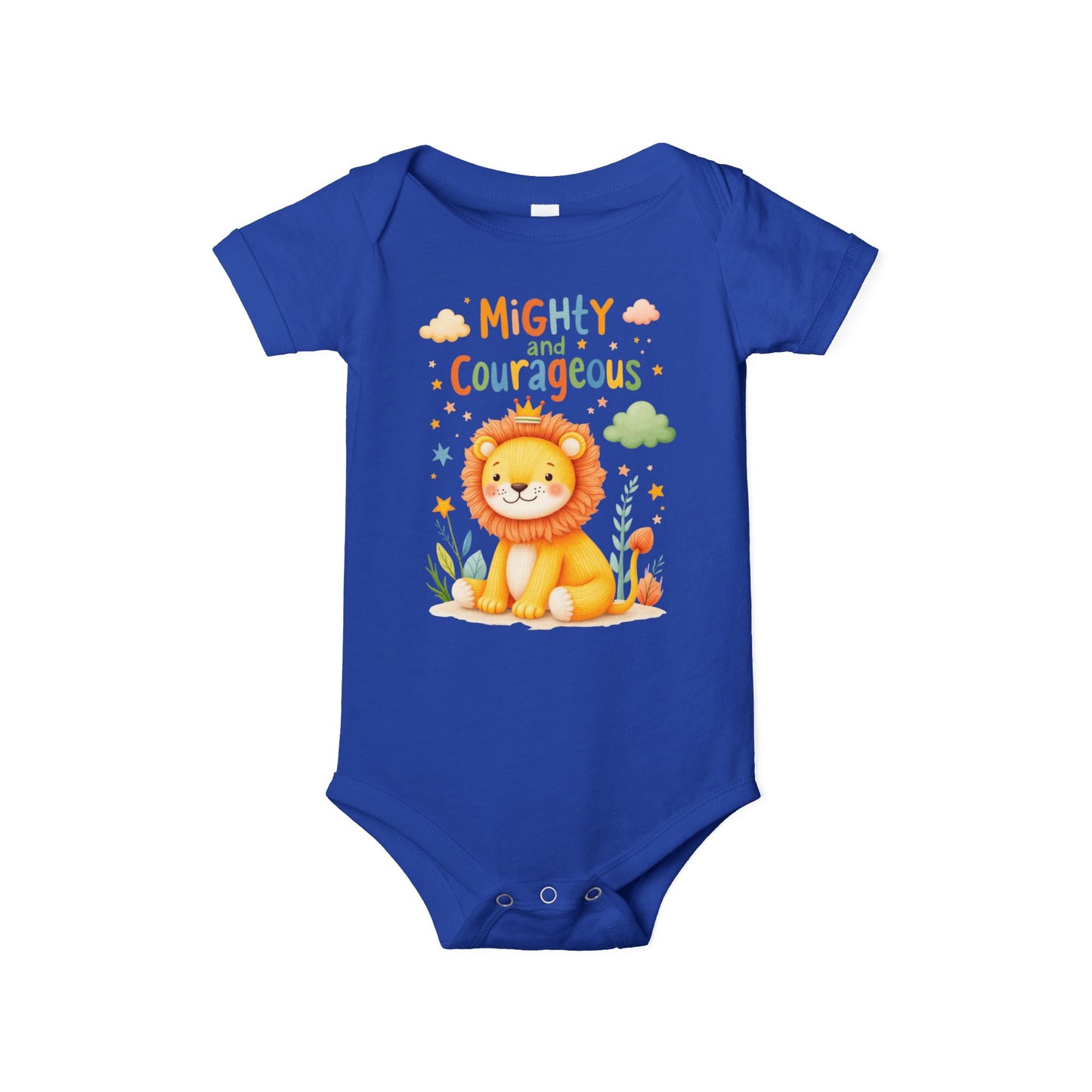 Mighty and Courageous Lion Infant One‑Piece Bodysuit | Perfect Gift for Baby Showers | Birthday Gifts (Copy)