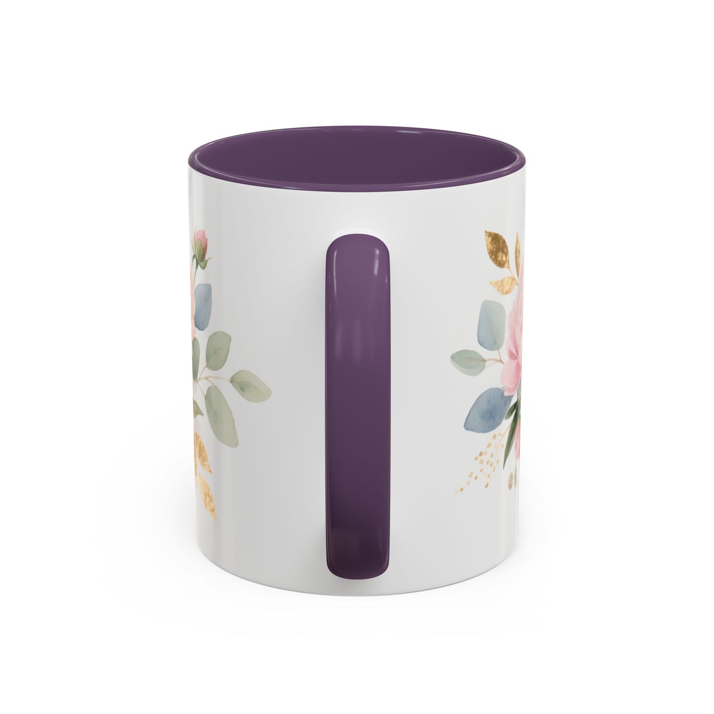 Grace Upon Grace Floral Coffee Mug — John 1:16 Scripture Accent Mug