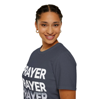 Prayer Repeat T-Shirt | Bold Spiritual Graphic Tee Gift