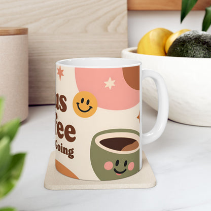 Jesus and Coffee Keep Me Going Mug | Christian Coffee Cup